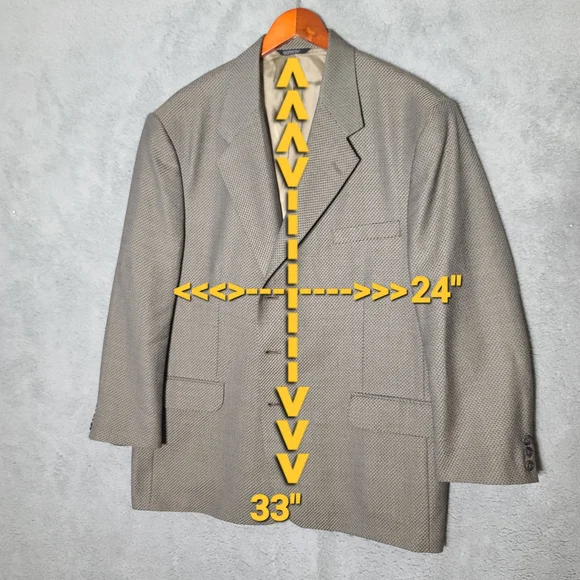 Studio21 3 Button Men's Blazer - Picture 4 of 7